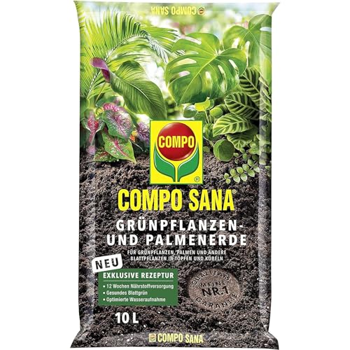 COMPO SANA Blumenerde für Grünpflanzen und Palmen