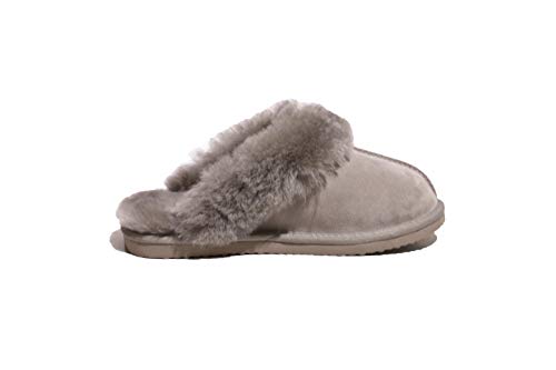Reissner Lammfelle Hausschuh NADINE-GR-39 Pantoffel Veloursleder