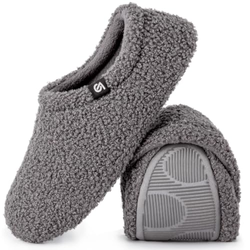 VeraCosy Damen Filz Hausschuhe Memory-Schaum