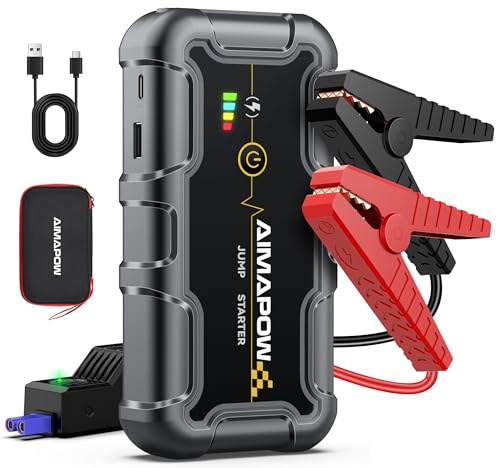 AIMAPOW 9000A Starthilfe Powerbank 12V für Benziner & 10